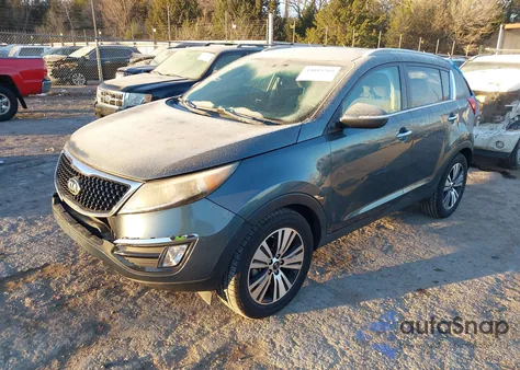 2015 Kia Sportage Ex from USA, damaged, VIN KNDPC3AC7F7690054